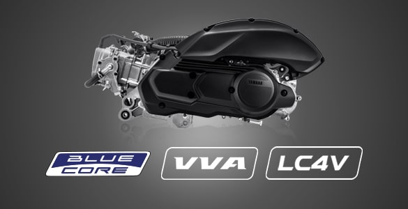 Teknologi Blue Core & VVA menjaga mesin 155 cc tetap efisien bahan bakar dan tenaga serta torsi maksimum di setiap putaran mesin.