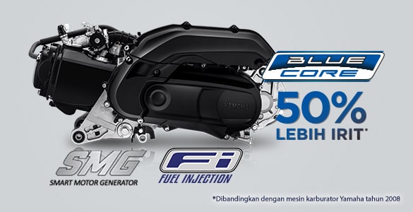 Mesin Blue Core 125 yang membuat akselerasi semakin bertenaga, serta dilengkapi Smart Motor Generator (SMG) yang menjadikan suara mesin lebih halus saat dinyalakan.