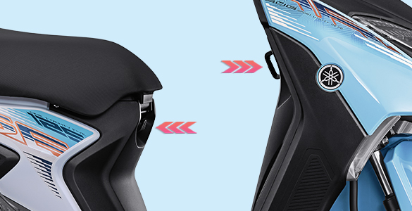 Tambahan Hook yang memudahkan membawa banyak barang bawaan.