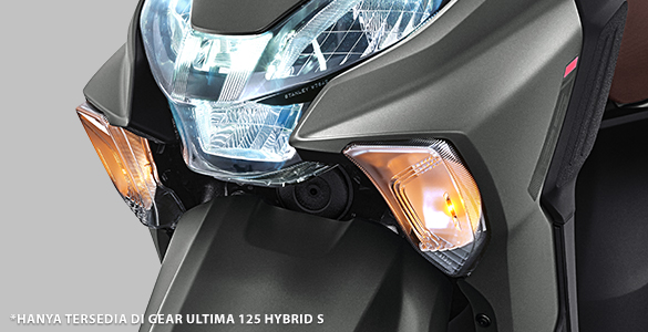 Dilengkapi lampu hazard, bikin lebih tenang dan praktis saat keadaan darurat di jalan. *Hanya tersedia di GEAR ULTIMA 125 Hybrid S.