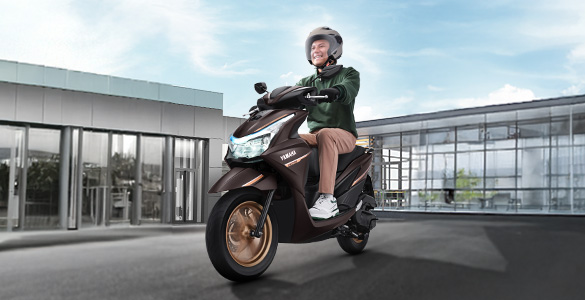 Semakin percaya diri saat berkendara dengan desain yang semakin sporty dan berkelas.
